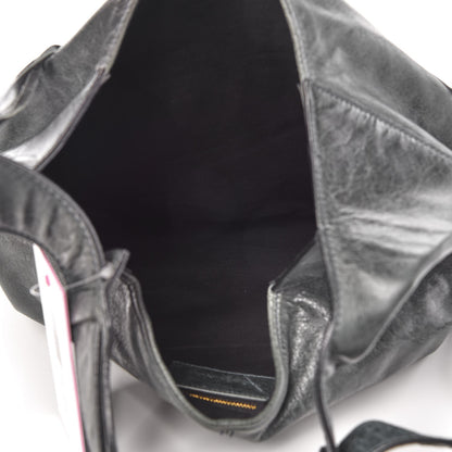 Balenciaga Agneau Giant 21 Gold Hardware Maxi Besace Messenger Anthracite 5 of 7