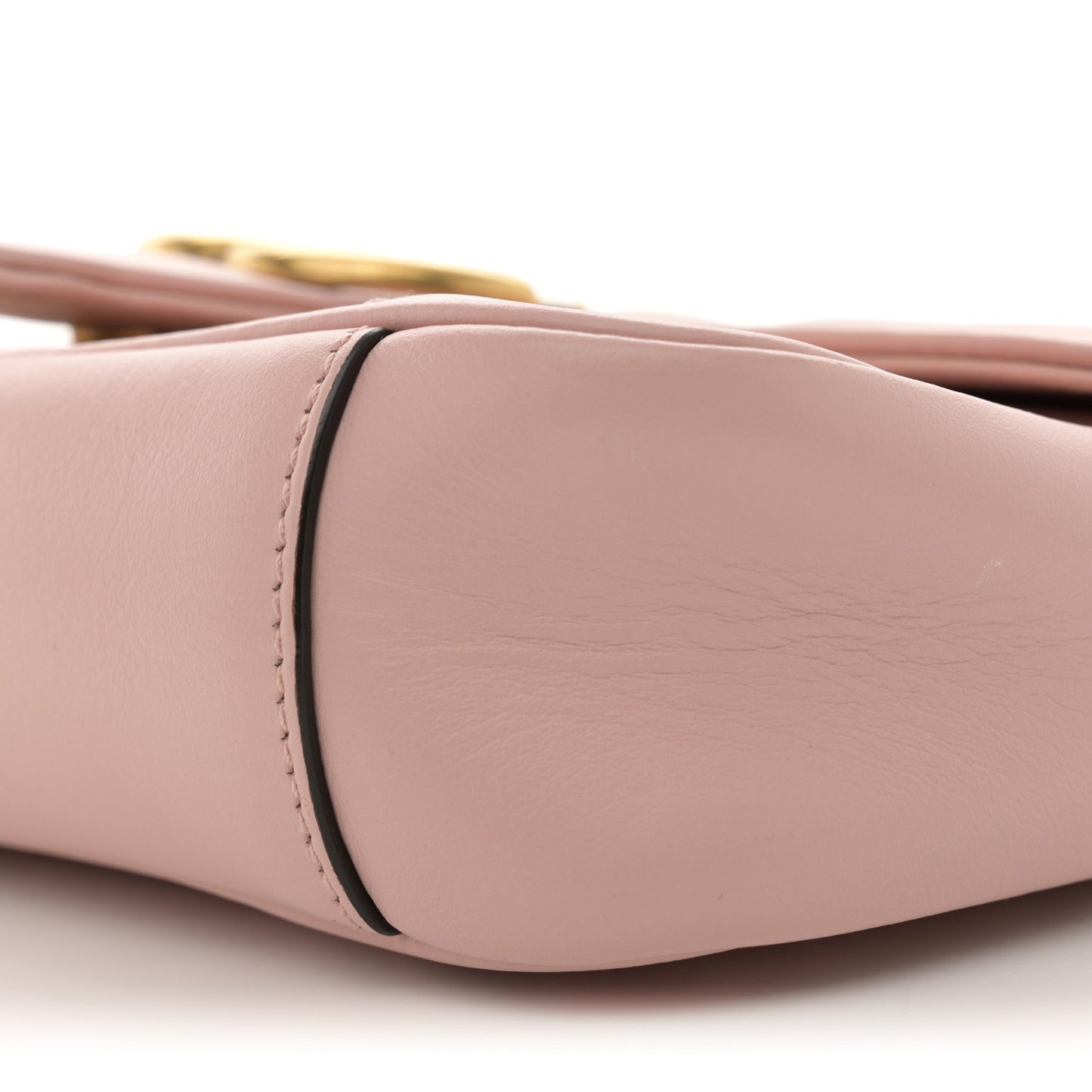 Calfskin Matelasse Mini GG Marmont Shoulder Bag Perfect Pink