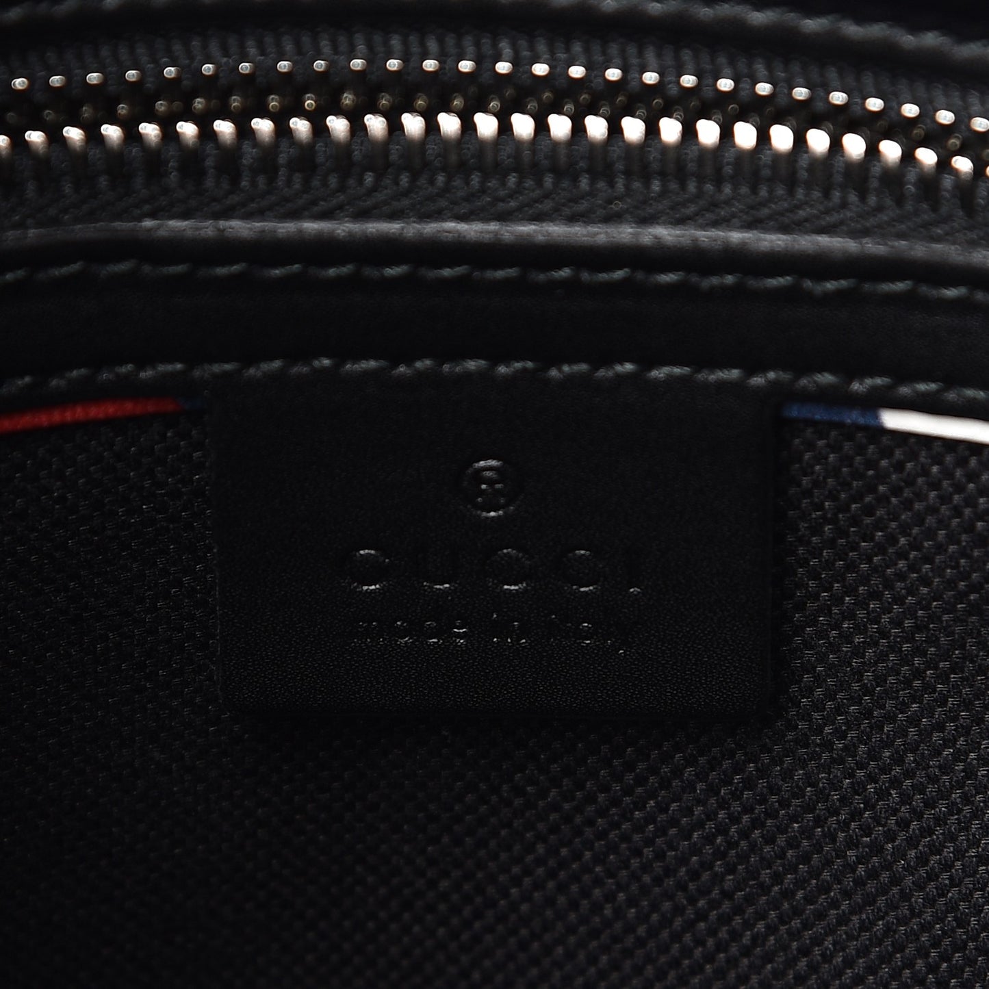 GG Supreme Monogram Night Courrier Flat Messenger Bag Black Multicolor