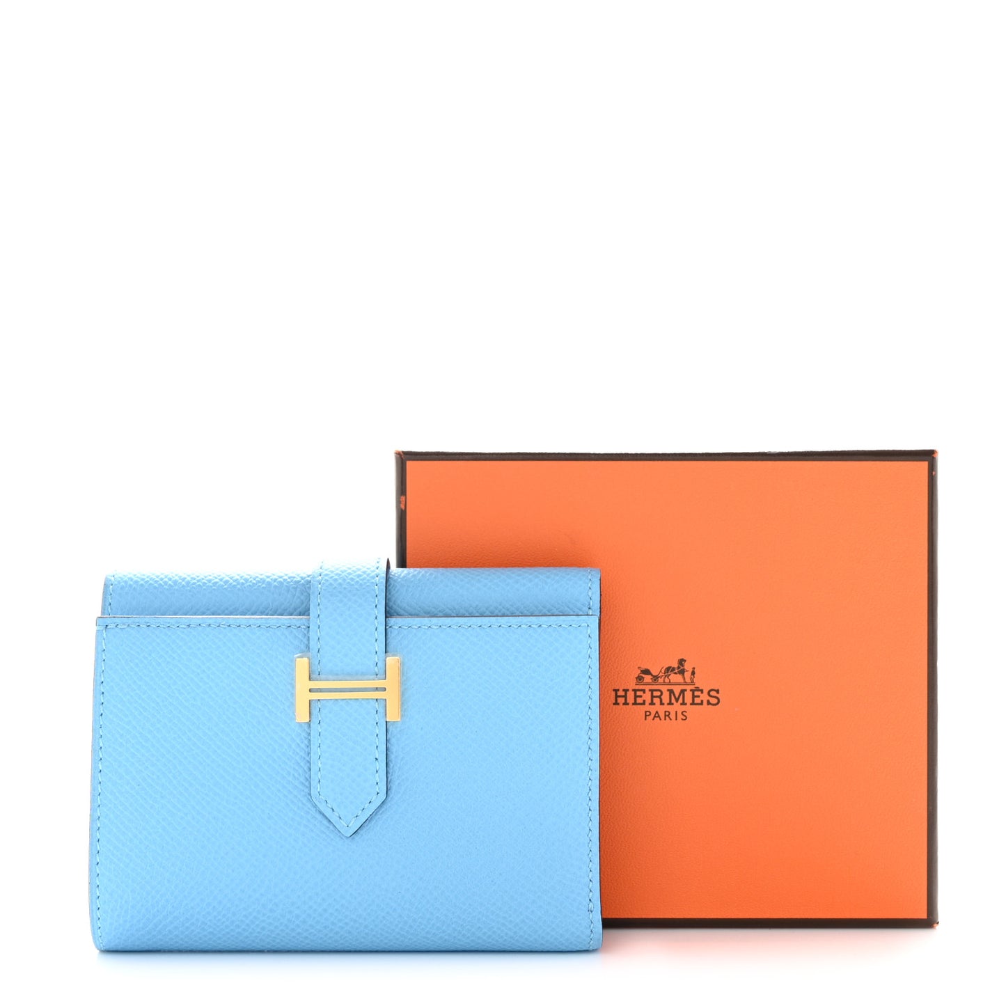 Epsom Tri-Fold Compact Bearn Wallet Celeste
