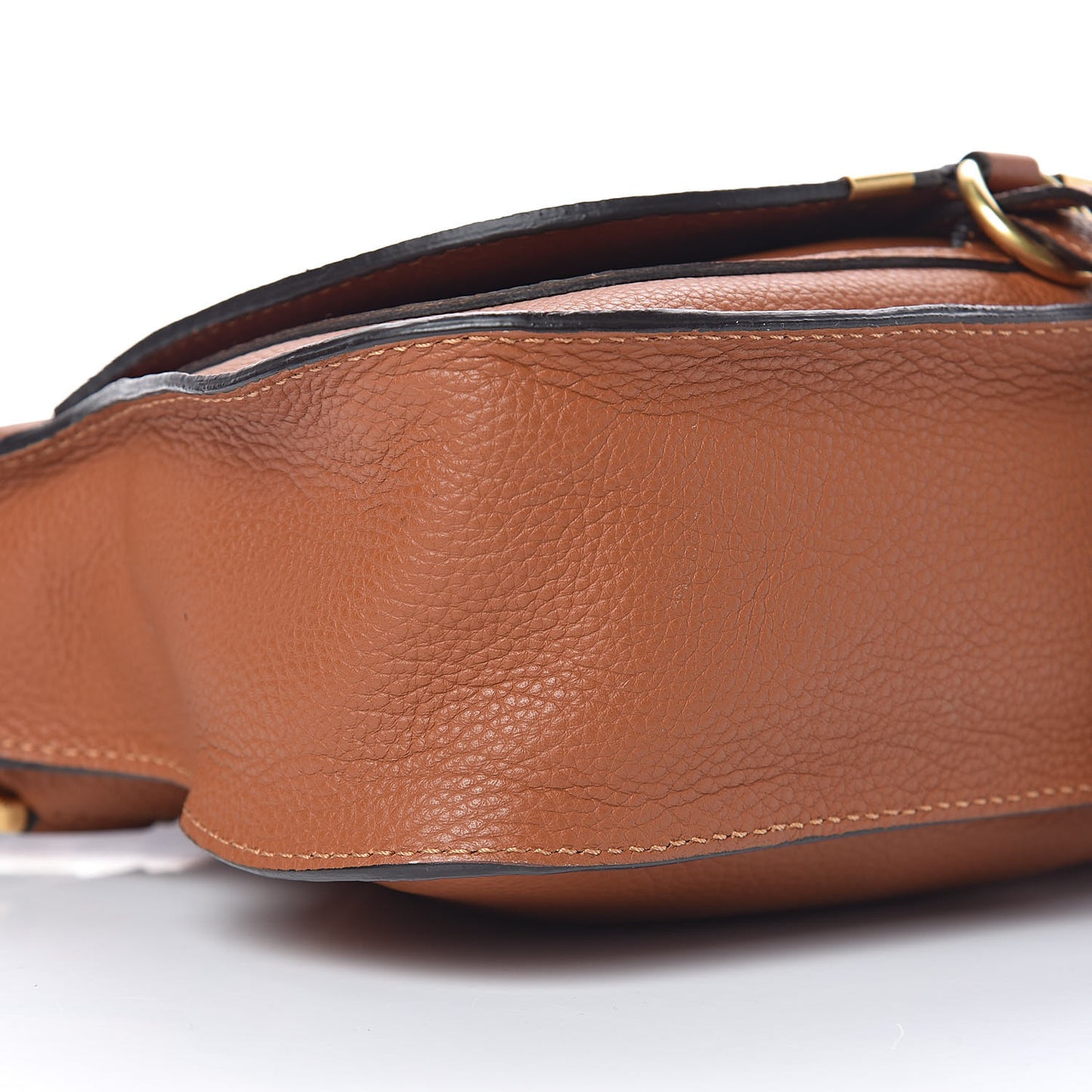 Calfskin Small Marcie Satchel Tan