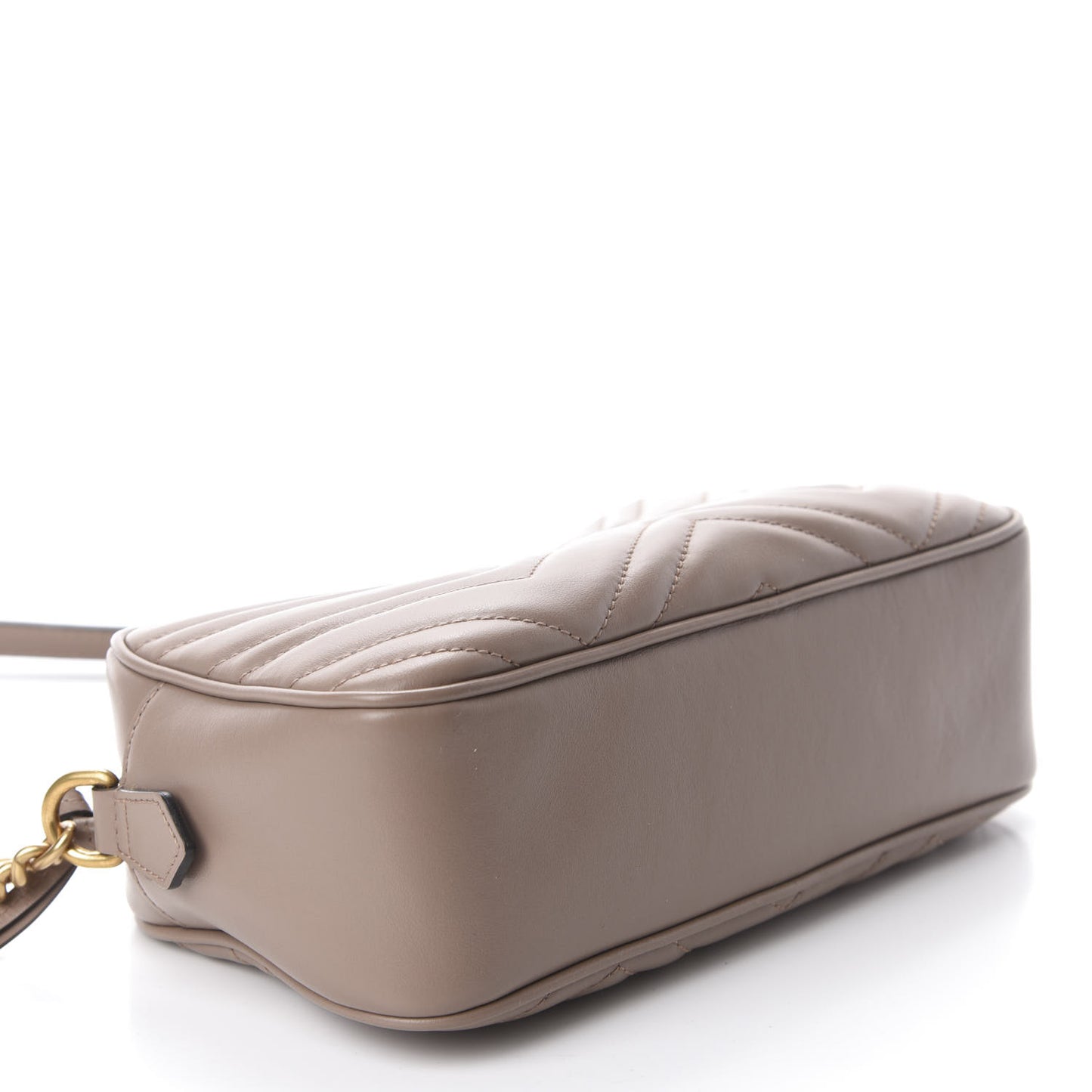 Calfskin Matelasse Small GG Marmont Chain Shoulder Bag Porcelain Rose