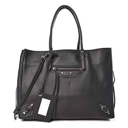 Balenciaga Veau Papier B4 Zip Around Tote Black 1 of 9
