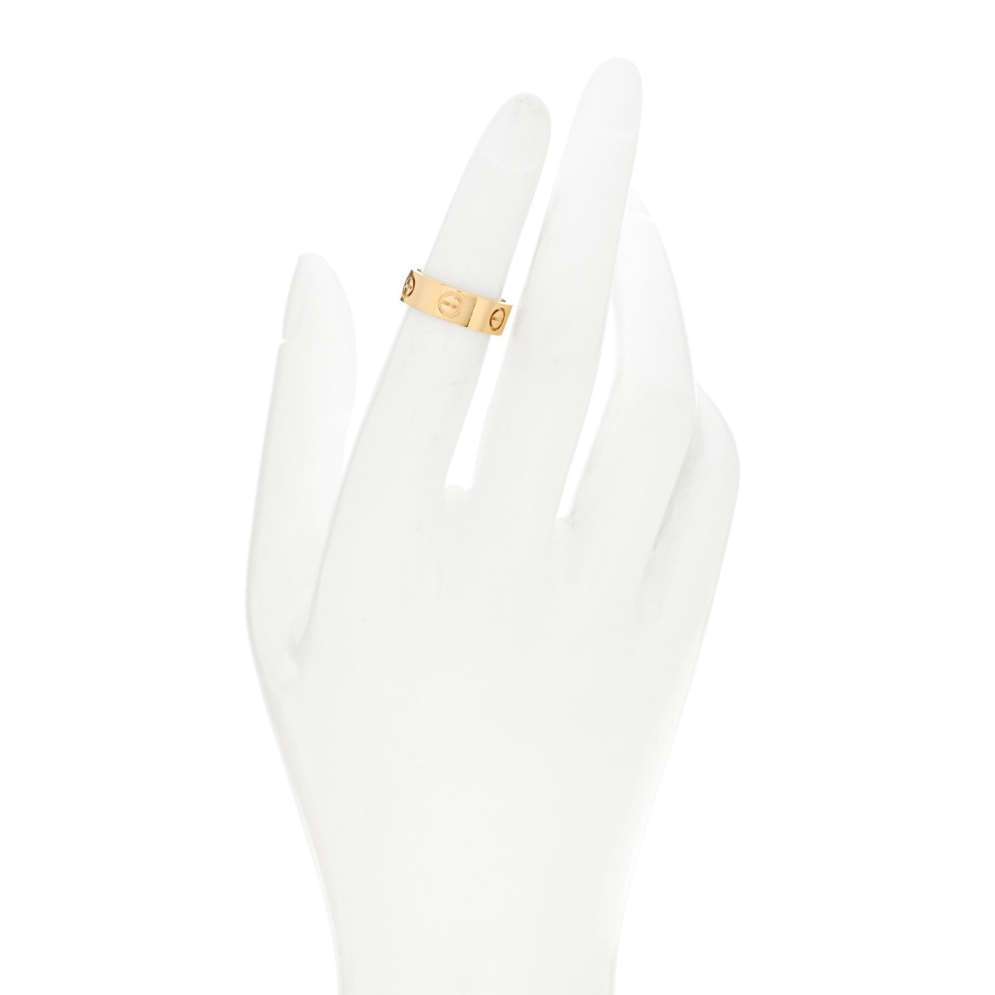 18K Yellow Gold 5.5mm LOVE Ring 48 4.5
