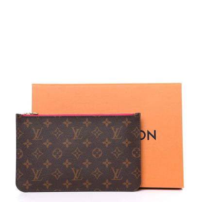 Louis Vuitton Monogram Neverfull MM GM Pochette Pivoine 10 of 10