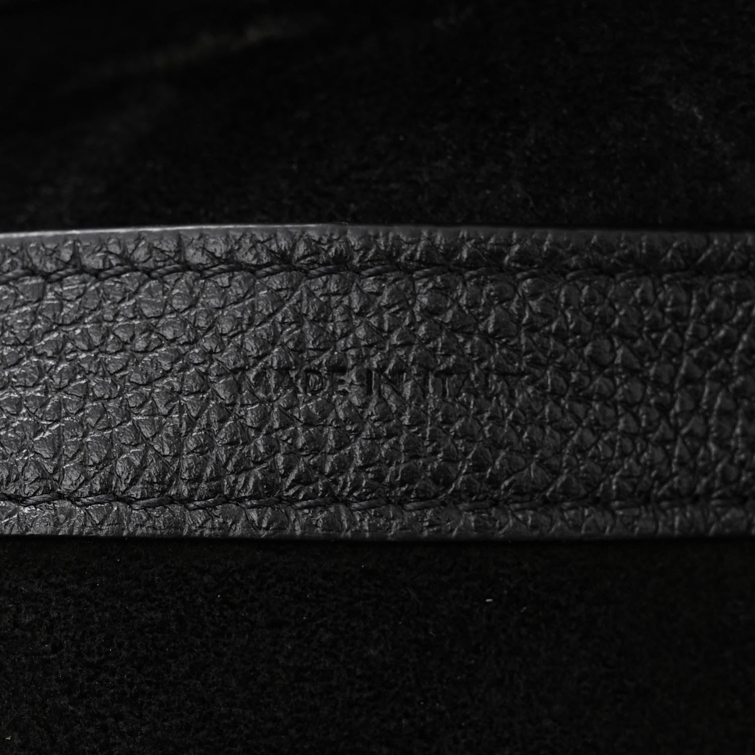 Celine Grained Calfskin Small Folded Cabas Black 7 of 10