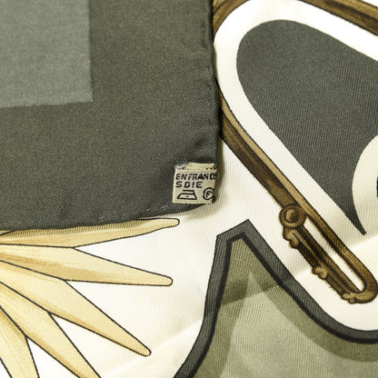 Hermes Silk Les Eperons Scarf 90 3 of 3