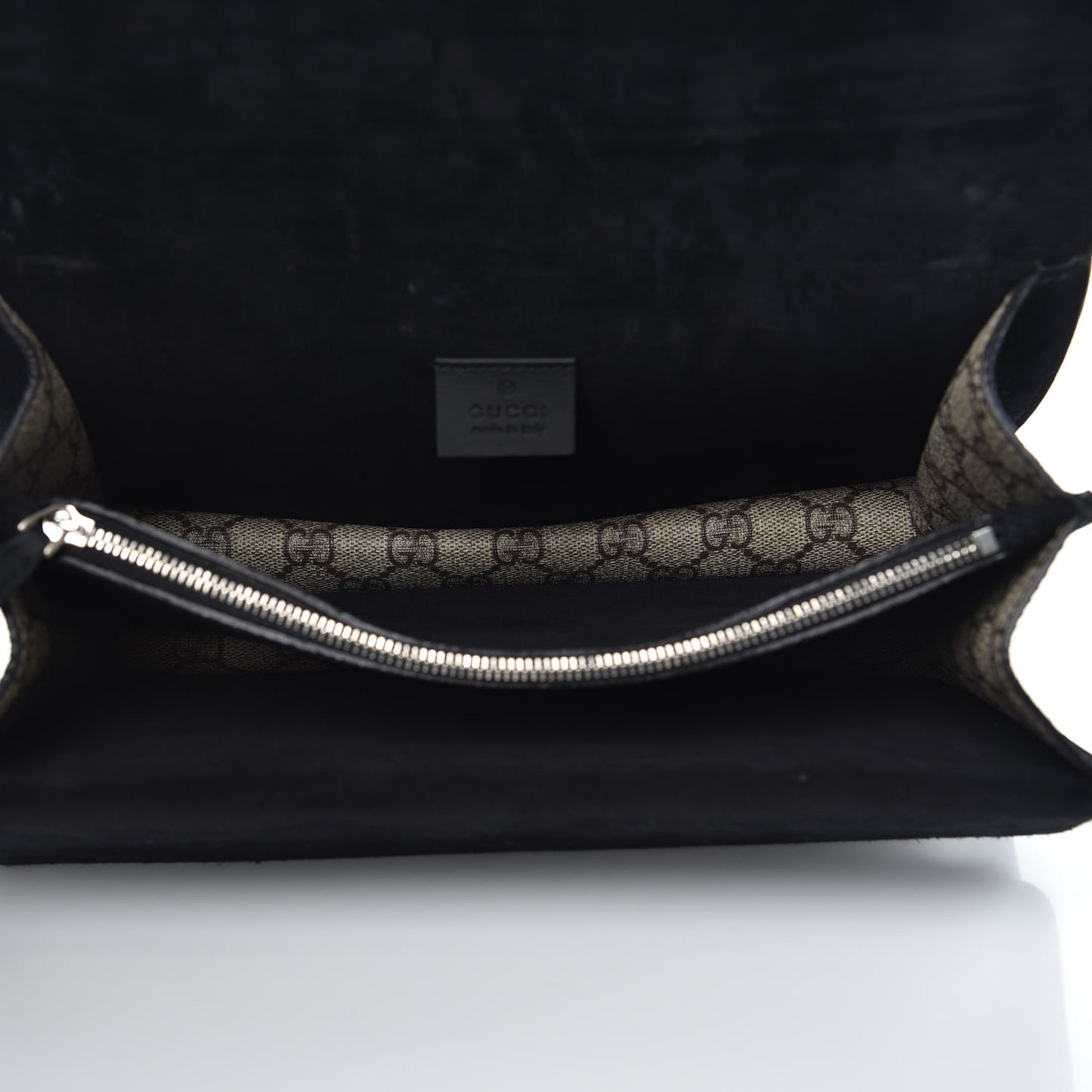GG Supreme Monogram Small Dionysus Shoulder Bag Black