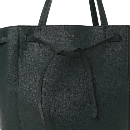 Celine Soft Grained Calfskin Medium Belt Cabas Phantom Amazone 7 of 9