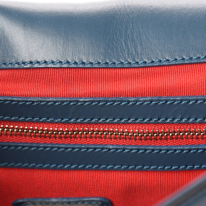 Christian Louboutin Calfskin Sweet Charity Shoulder Bag Blue 12 of 17