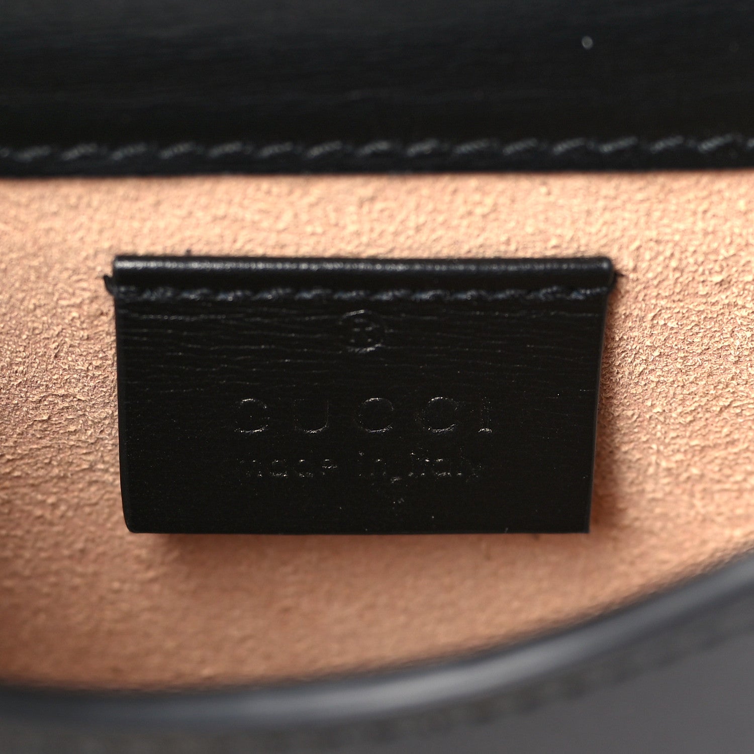 Gucci Boarded Plutone Calfskin Mini Horsebit 1955 Crossbody Bag Black 6 of 9