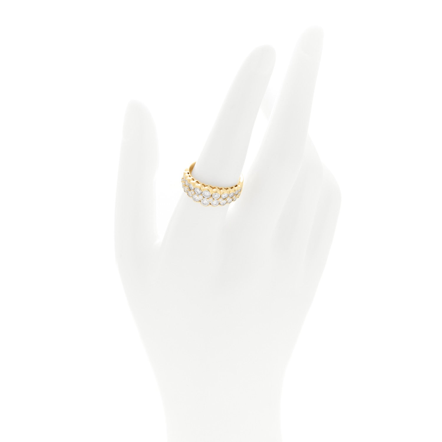 Parker & West by FASHIONPHILE 18K Yellow Gold Diamond 1.83ctw Ring  56 7.5 2 of 9