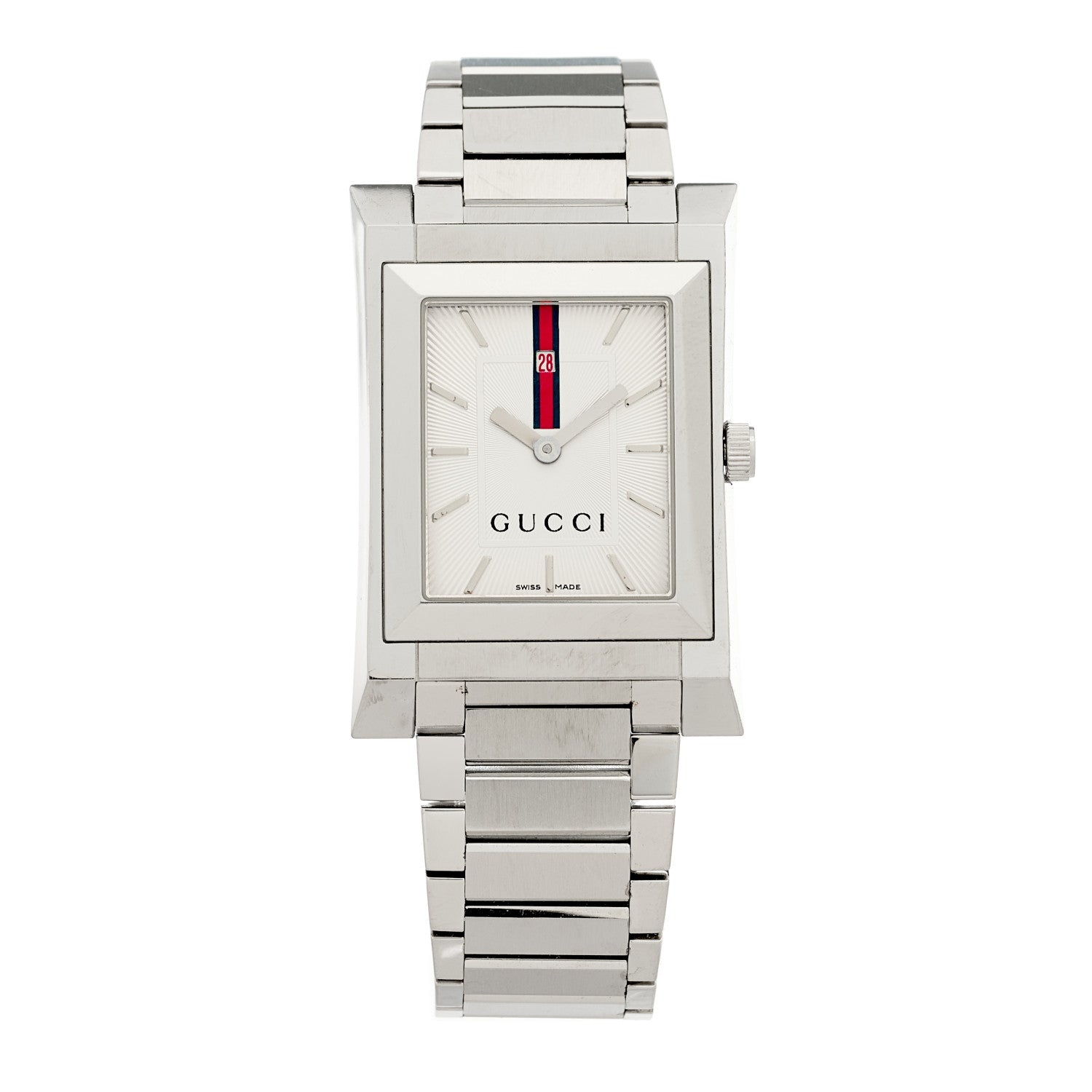 Gucci Stainless Steel 29mm 111M Quartz Watch Silver 1 of 4