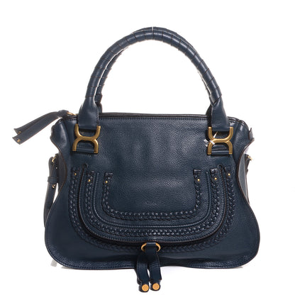 Chloe Calfskin Braided Medium Marcie Satchel Overseas 1 of 8