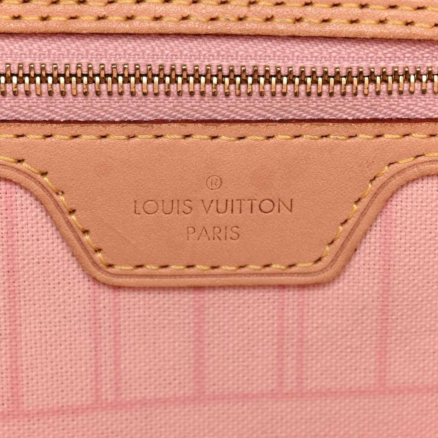 Damier Azur Neo Neverfull MM Rose Ballerine