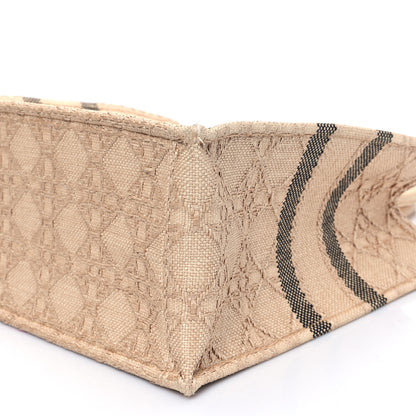 Christian Dior Raffia Cannage Large Book Tote Natural 10 of 11