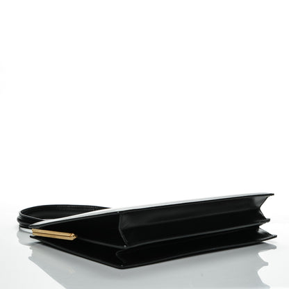 Celine Patina Box Calfskin Medium Clasp Bag Black 4 of 11