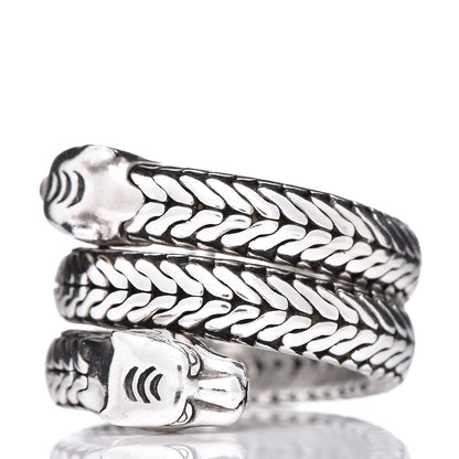 John Hardy Sterling Silver Macan Coil Ring 57 8 3 of 6