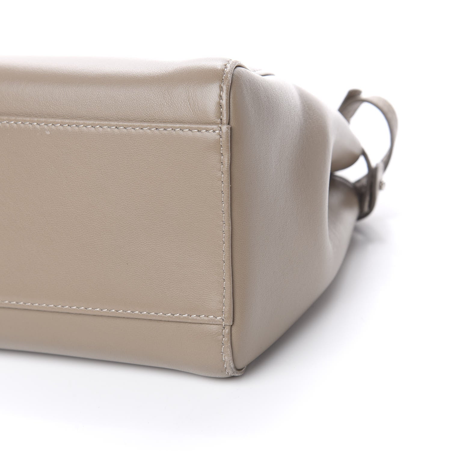 Fendi Nappa Mini Peekaboo Iconic Satchel Tortora 10 of 11