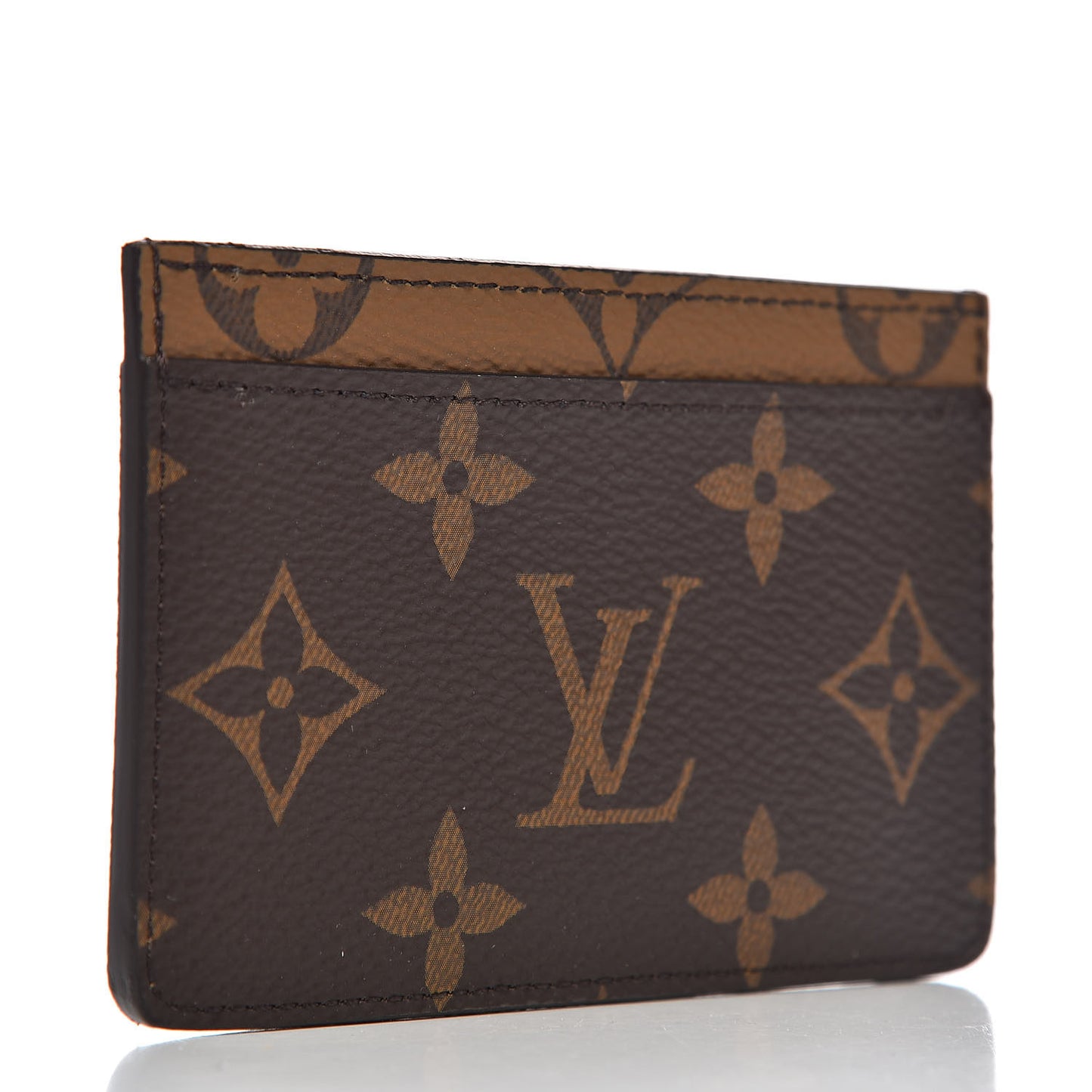Reverse Monogram Card Holder