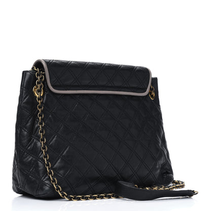 Marc Jacobs Lambskin Quilted Large Baroque Single Flap Bag Black 3 of 18