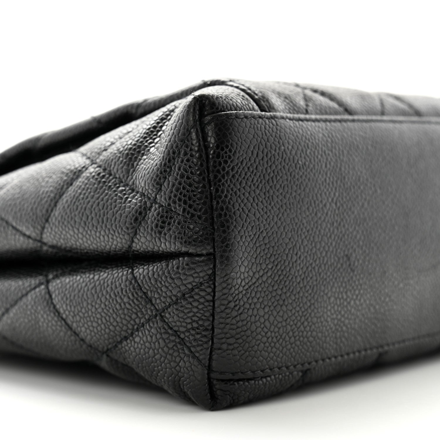 Chanel Caviar Quilted Flap Shoulder Bag Black 10 of 13
