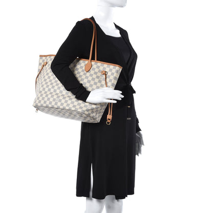 Louis Vuitton Damier Azur Neverfull MM 2 of 10