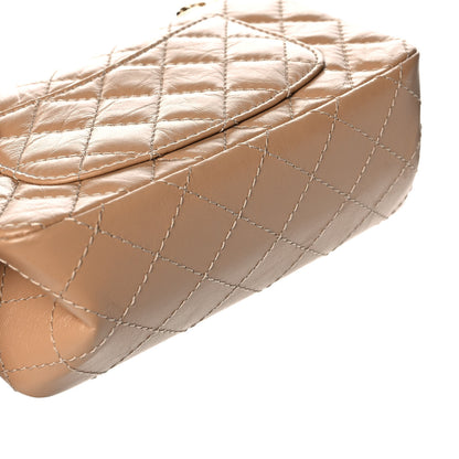 Chanel Aged Calfskin Quilted 2.55 Reissue Mini Flap Beige 12 of 13