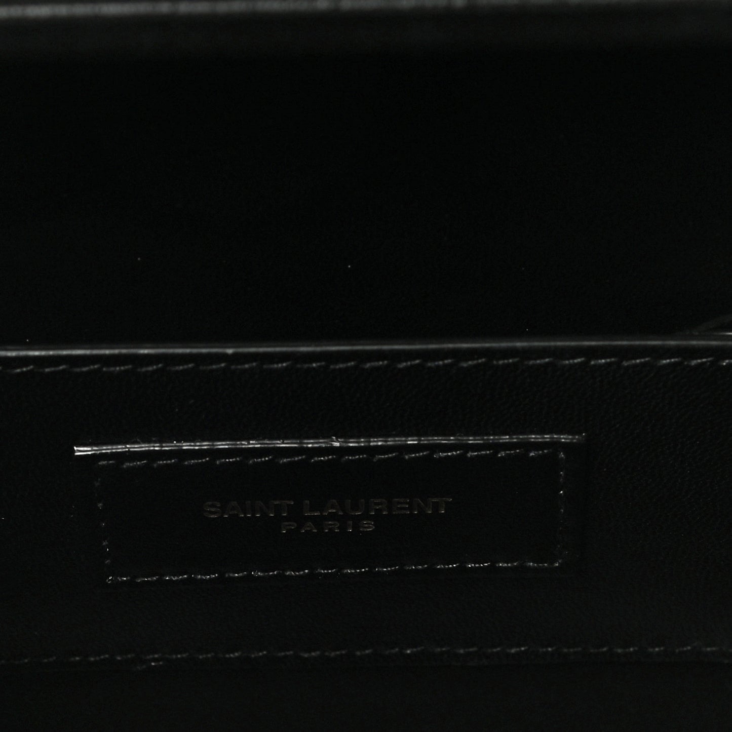 Velvet Monogram Small Kate Slide Chain Crossbody Box Bag Black