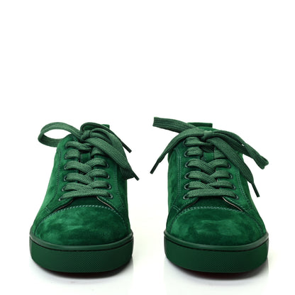 Christian Louboutin Suede Louis Junior Flat Sneakers 41 Green 2 of 8