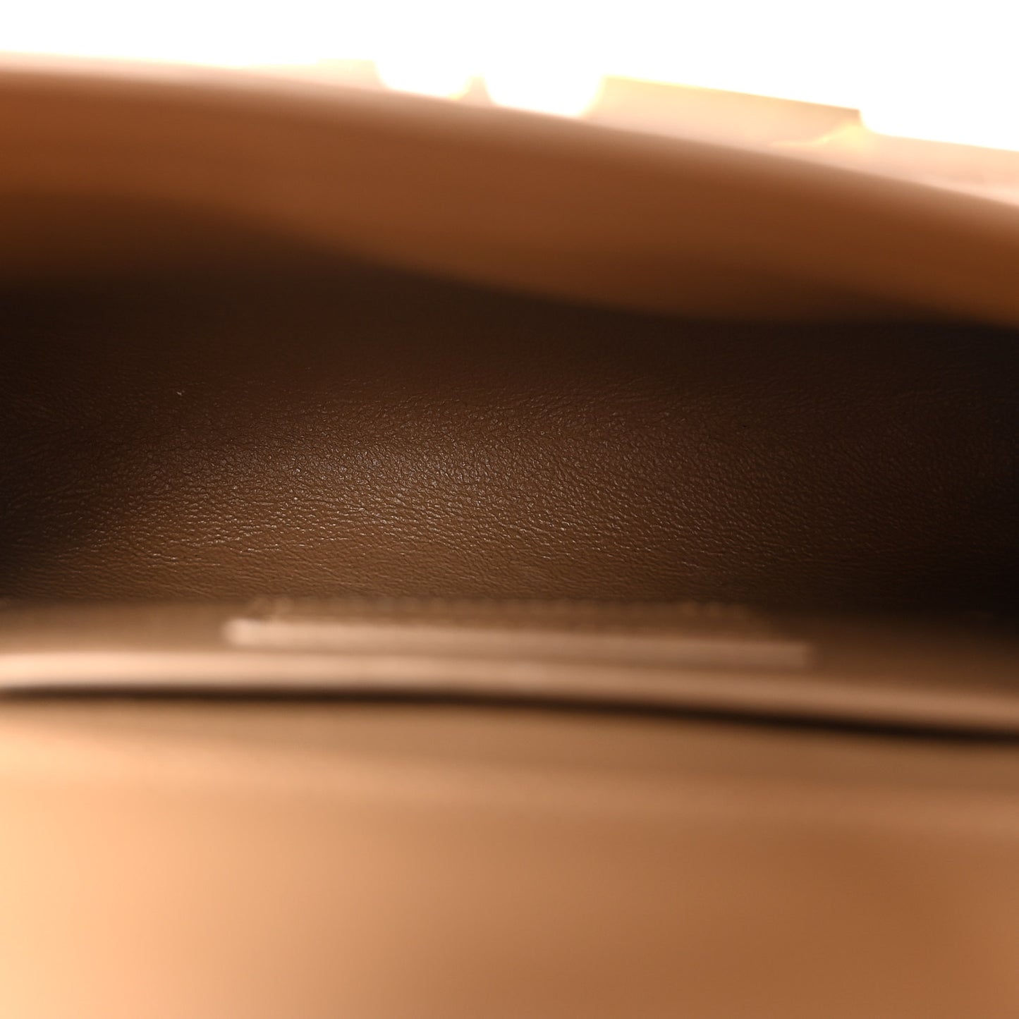 Smooth Calfskin Mini Manhattan Shoulder Bag  Natural Tan