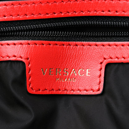 Versace Nylon Tresor De La Mer Print Shopper Tote White Multicolor 6 of 9