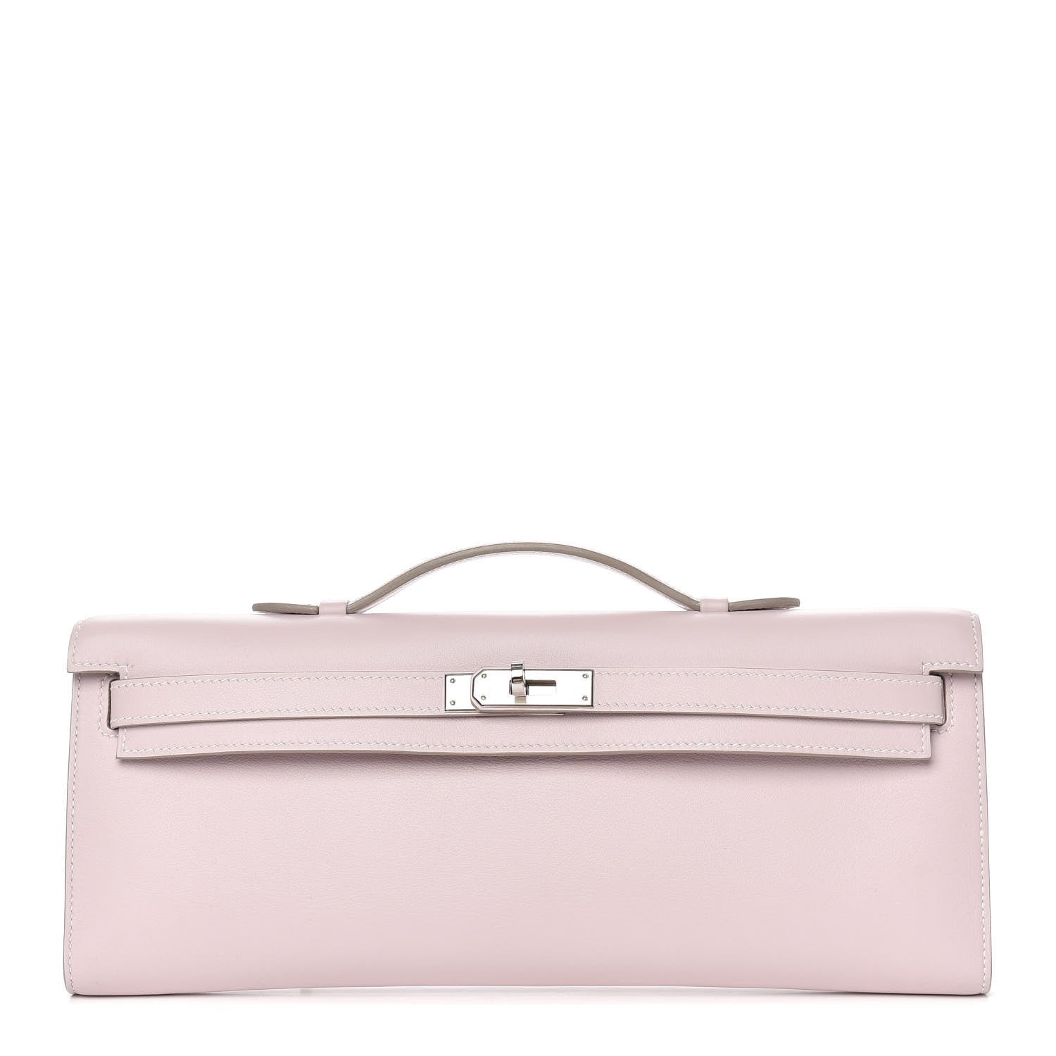 Hermes Swift Kelly Cut Clutch Pochette Rose Dragee 1 of 6