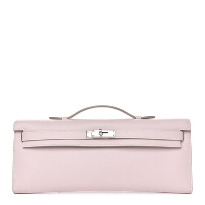 Hermes Swift Kelly Cut Clutch Pochette Rose Dragee 1 of 6