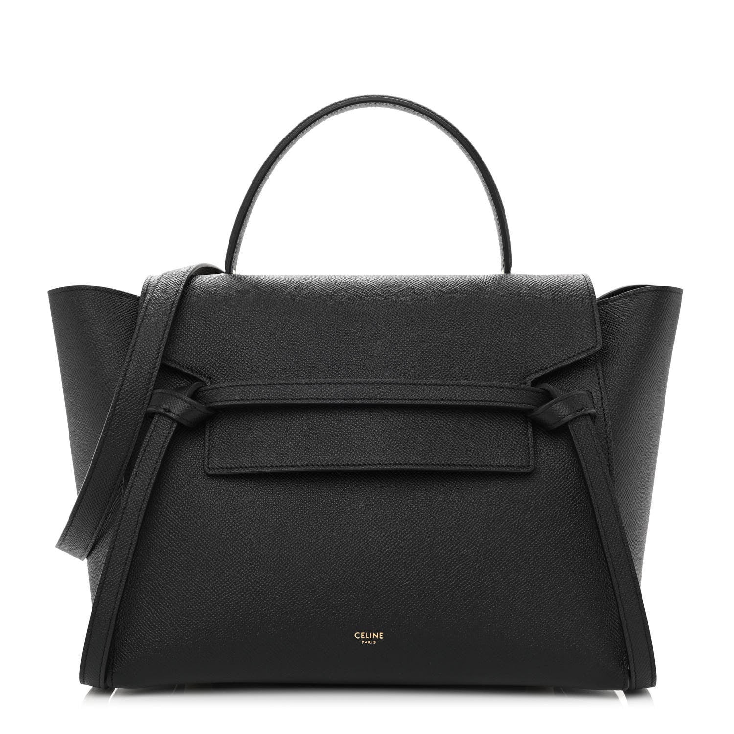 Celine Grained Calfskin Mini Belt Bag Black 1 of 9