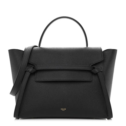 Celine Grained Calfskin Mini Belt Bag Black 1 of 9