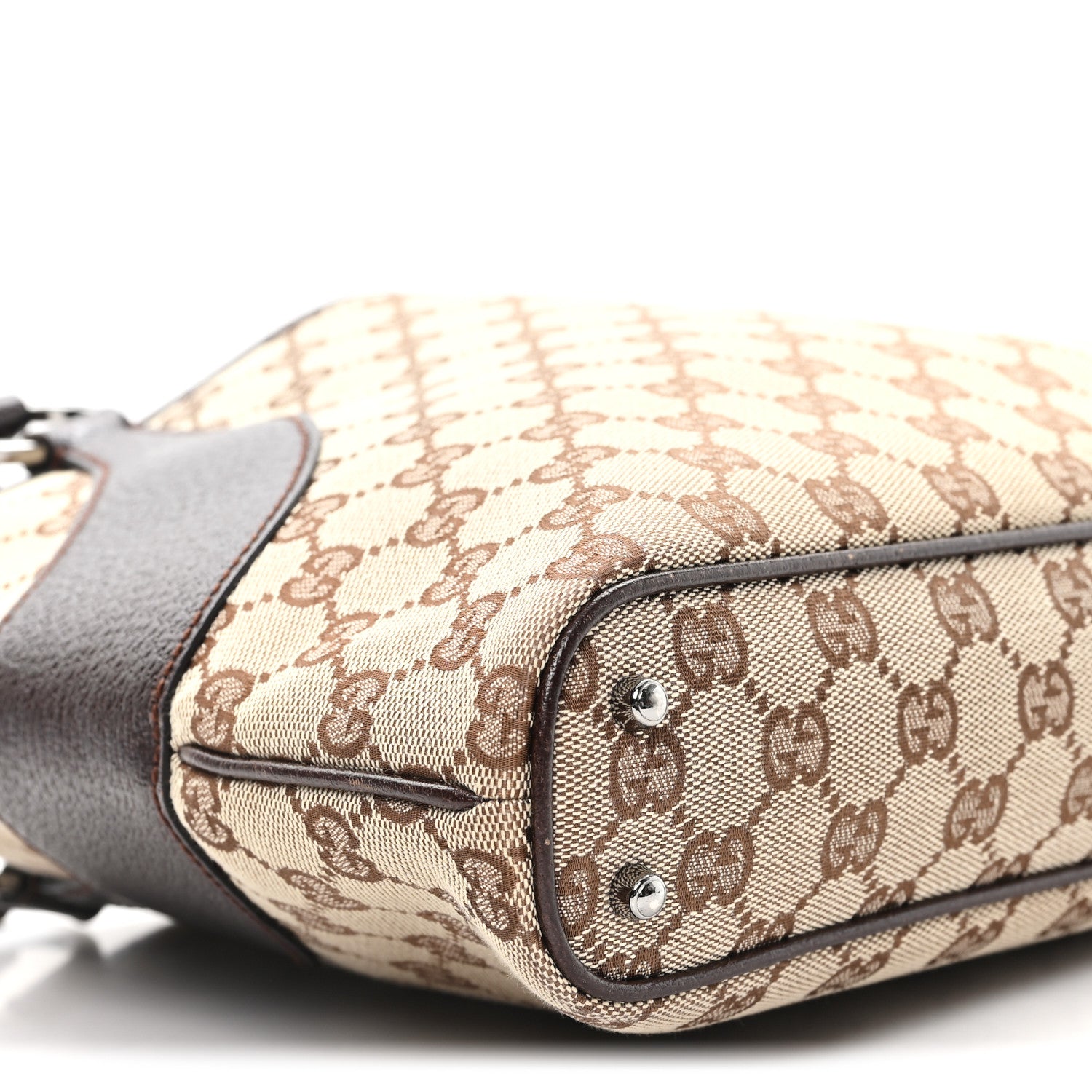 Gucci Monogram Shoulder Bag Dark Brown 9 of 10