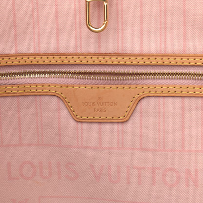 Louis Vuitton Damier Azur Neo Neverfull GM Rose Ballerine 7 of 19