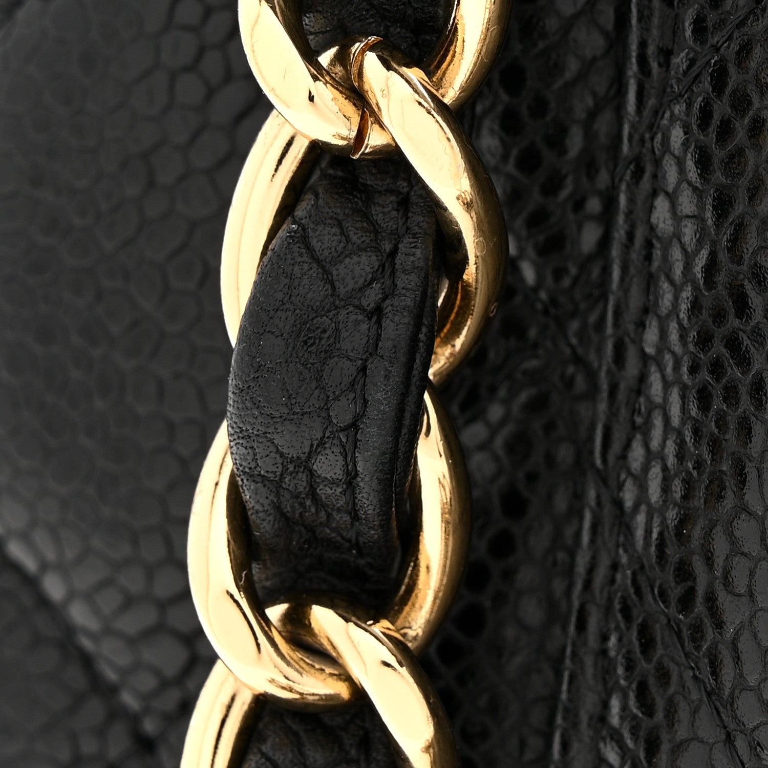 Chanel Caviar Quilted Jumbo Single Flap Black 13 of 14