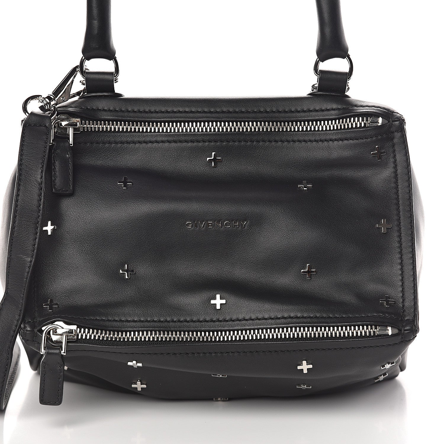 Givenchy Calfskin Cross Embellished Small Pandora Black 7 of 9
