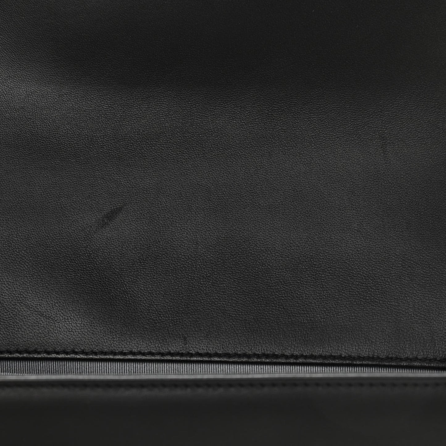 Lambskin Quilted Medium Boy Flap Black