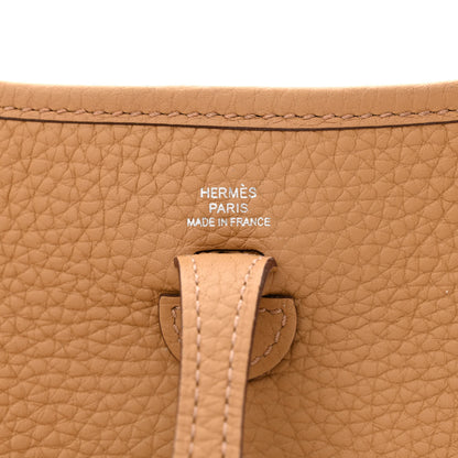 Hermes Taurillon Clemence Evelyne TPM Biscuit 6 of 11