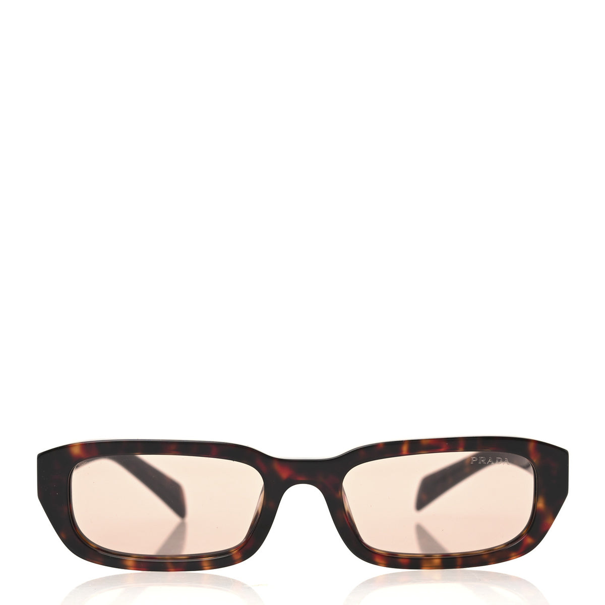 Prada Acetate Symbole Sunglasses SPR B06 Havana 2 of 8