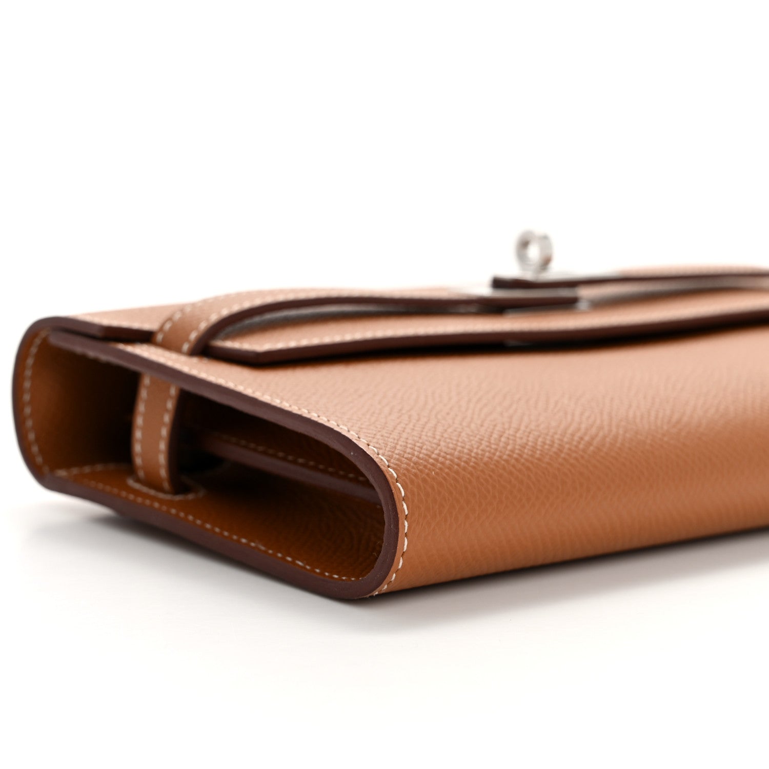 Hermes Epsom Kelly Wallet To Go Gold 8 of 10