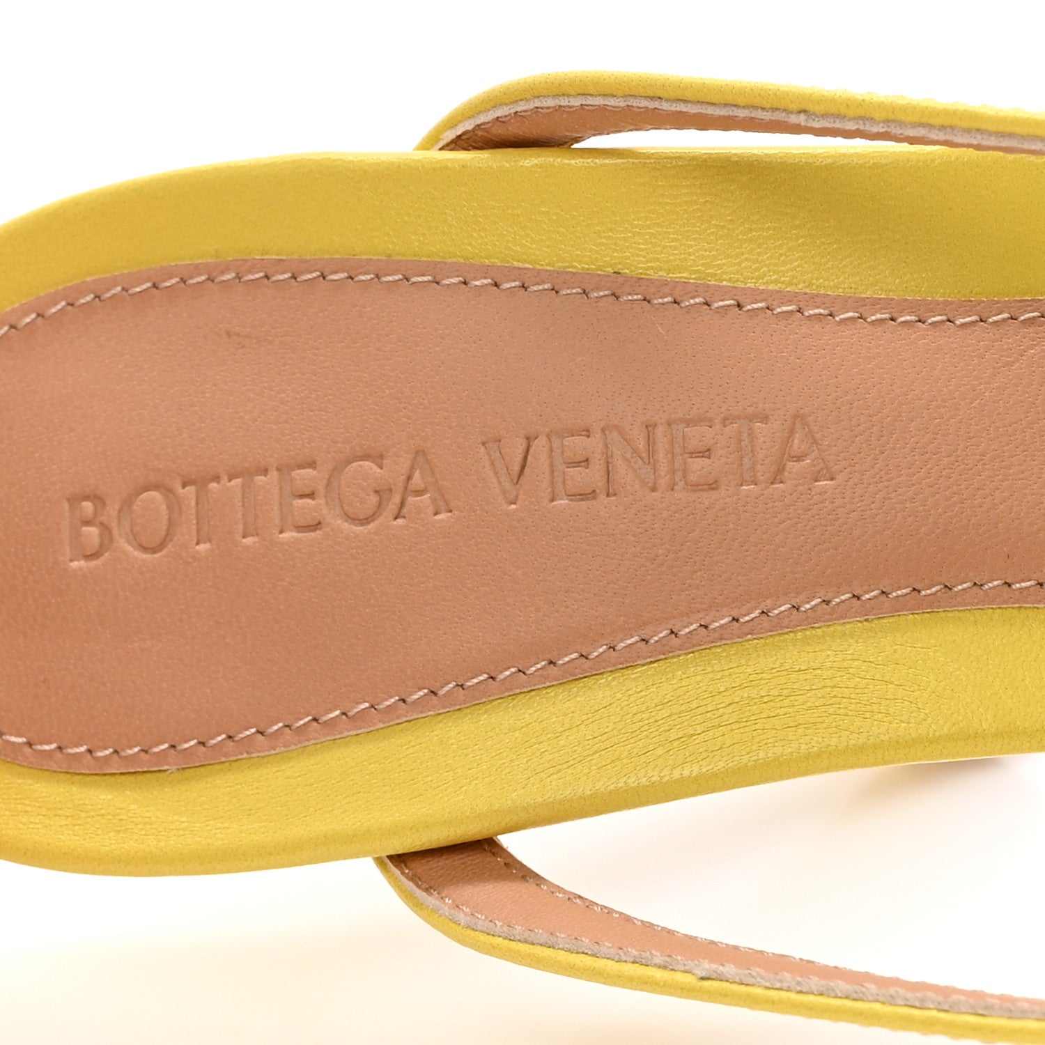 Bottega Veneta Lambskin Stretch Multi Strap 90mm Sandals 36 Pear 8 of 9