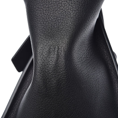 Celine Crisped Calfskin Mini Tie Knot Tote Black 7 of 8
