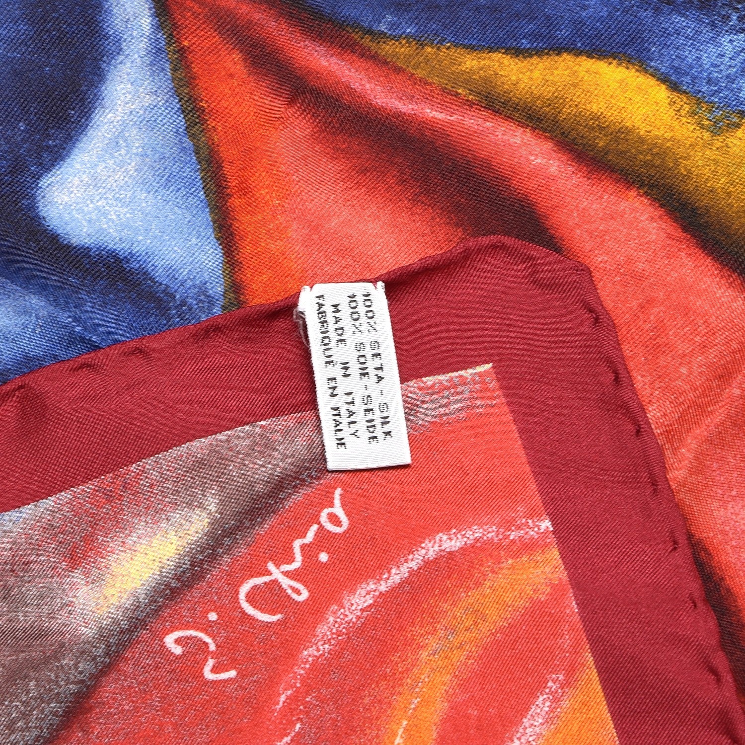 Louis Vuitton Silk S Chia Scarf 6 of 6