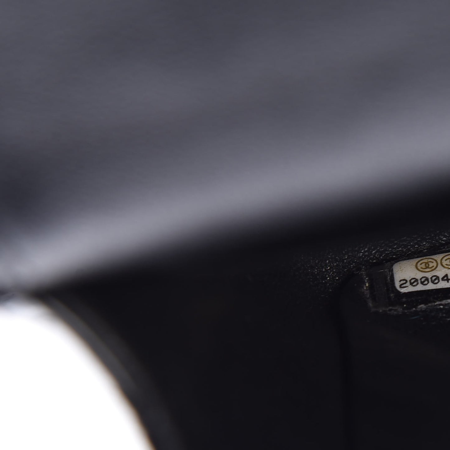 Patent Quilted Medium Double Flap Black