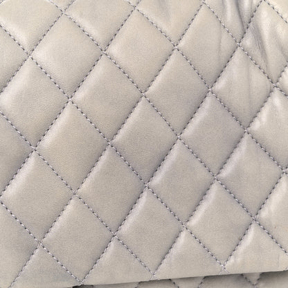 Chanel Lambskin Quilted Jumbo Coco Rain Flap Grey 11 of 27