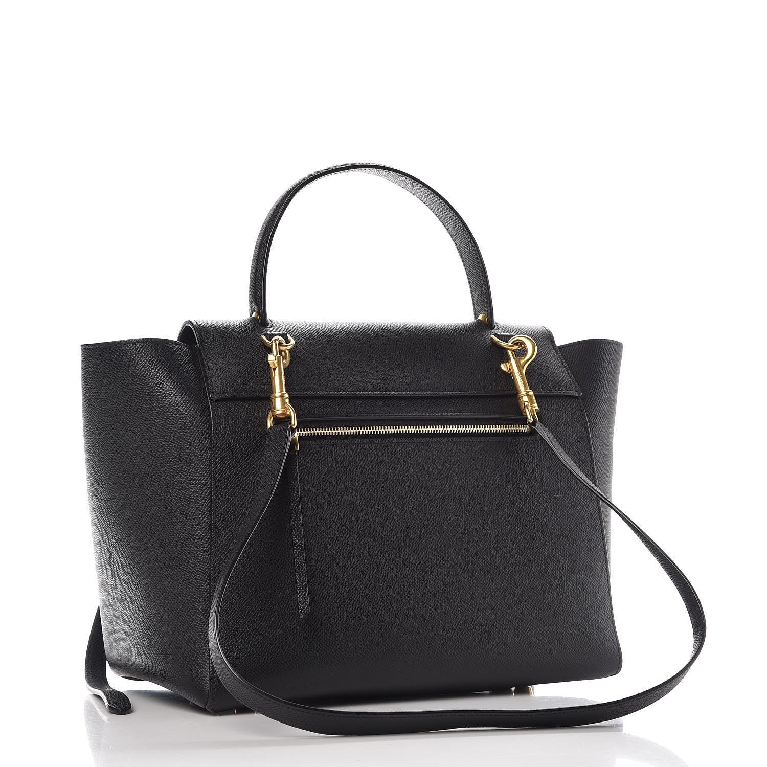Celine Grained Calfskin Mini Belt Bag Black 3 of 8